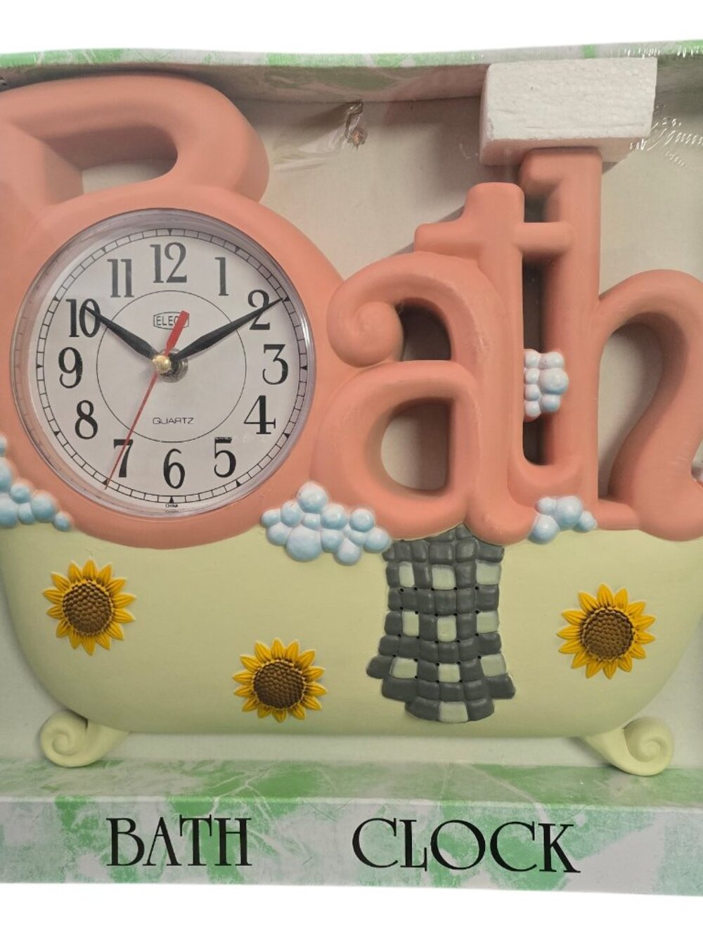 BATH Vintage Eleco Quartz Wall Clock
